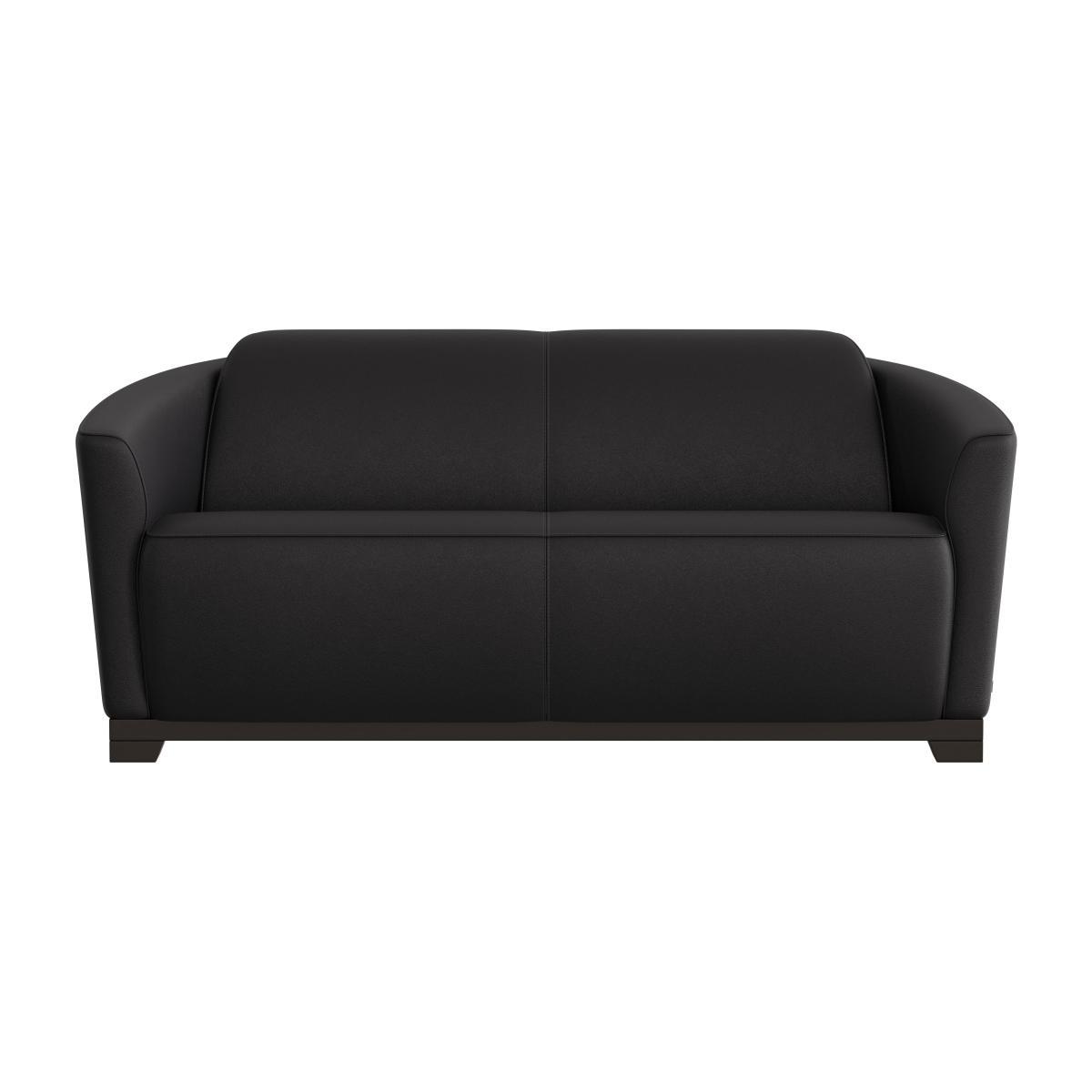 Nicoletti - Ketty 2.5 Seater Leather Sofa - Black – image 1