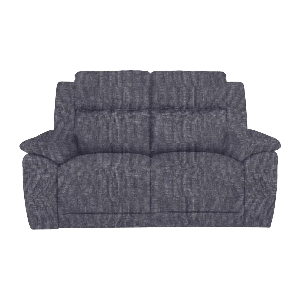 Utah 2 Seater Fabric Sofa - Halifax Gunmetal