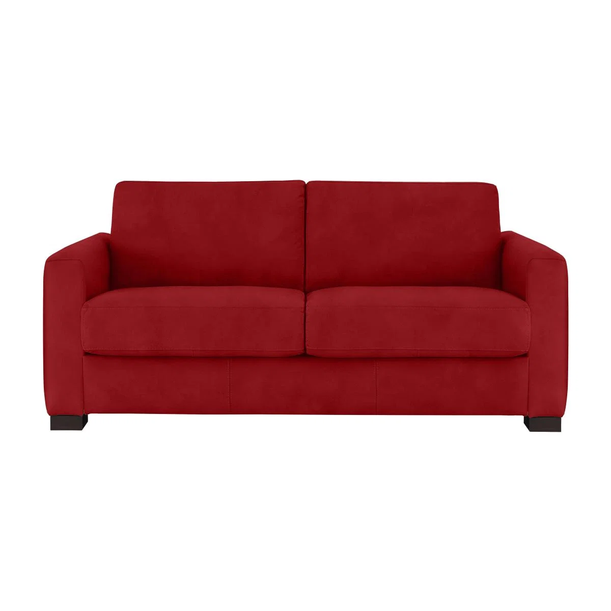 Nicoletti - Alcova 2.5 Seater Fabric Sofa with Box Arms - Red – image 1