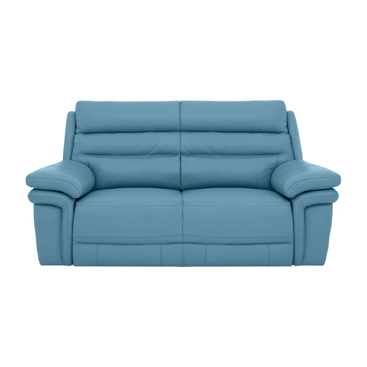 Berlin 2 Seater Leather Sofa - Teal – image 1