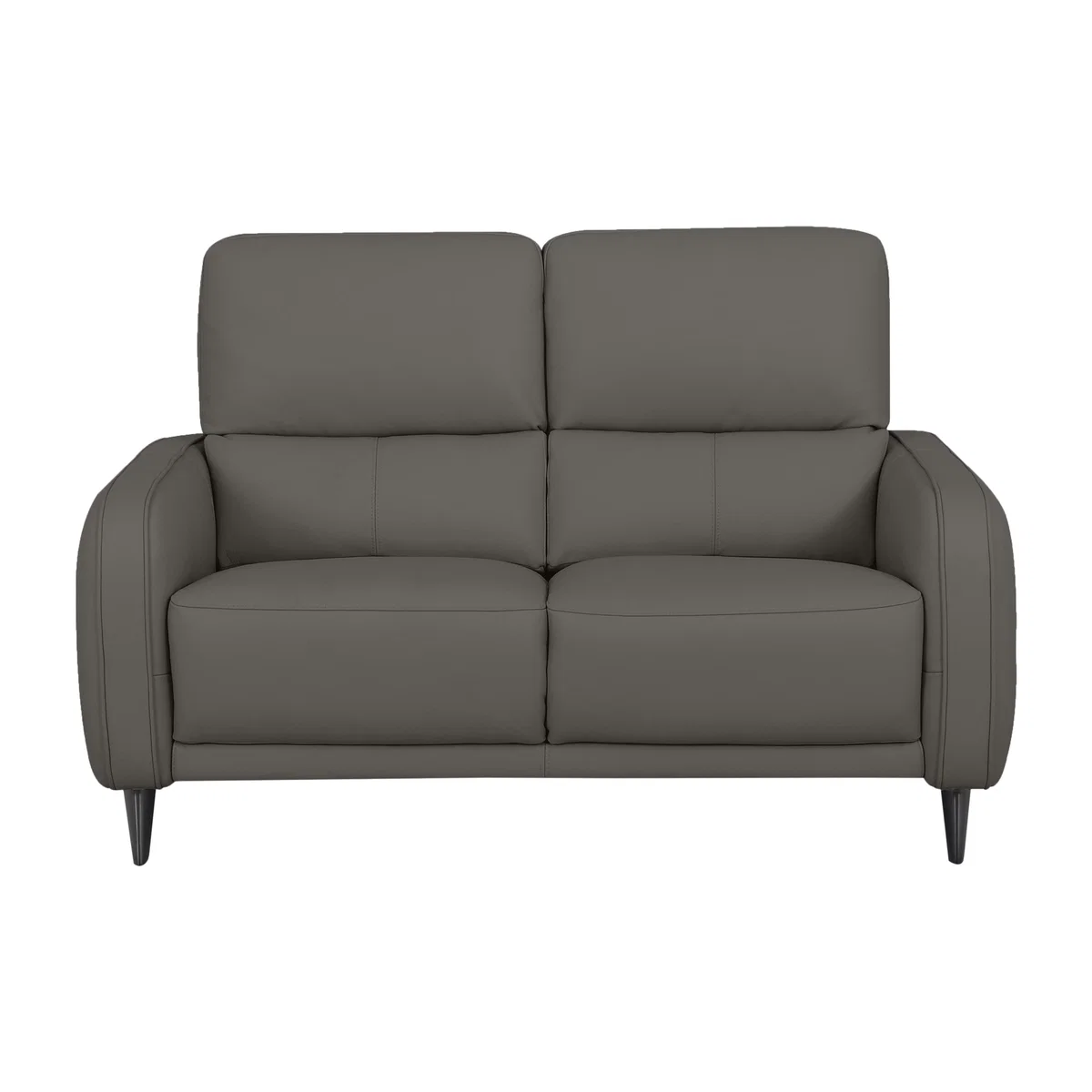 Domicil - Logan 2 Seater Leather Sofa - NP Elephant Grey – image 1