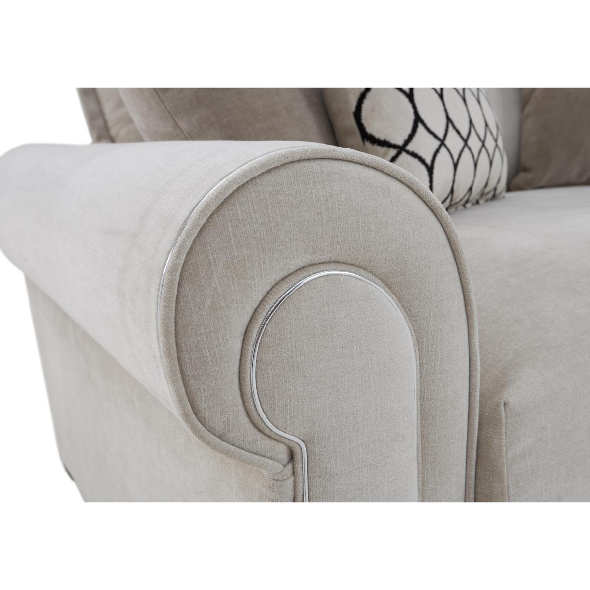 Alexander and James - Sumptuous 2 Seater Fabric Sofa - Chamonix Wicker – image 2