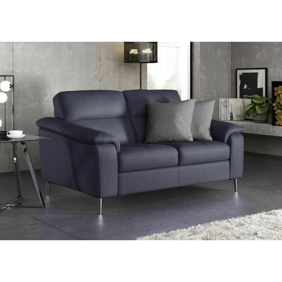 Nicoletti - Maldini 2 Seater Fabric Sofa - Blue – image 2