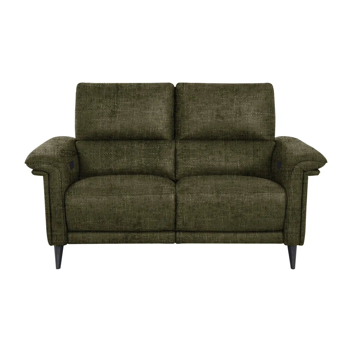 Domicil - Huxley 2 Seater Fabric Power Recliner Sofa with Telescopic Headrests - Grey Forest – image 1