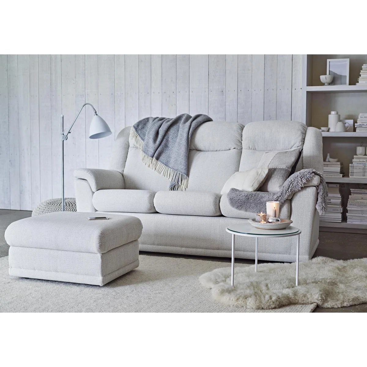 G Plan - Milton 2 Seater Leather Power Recliner Sofa - Brown – image 2