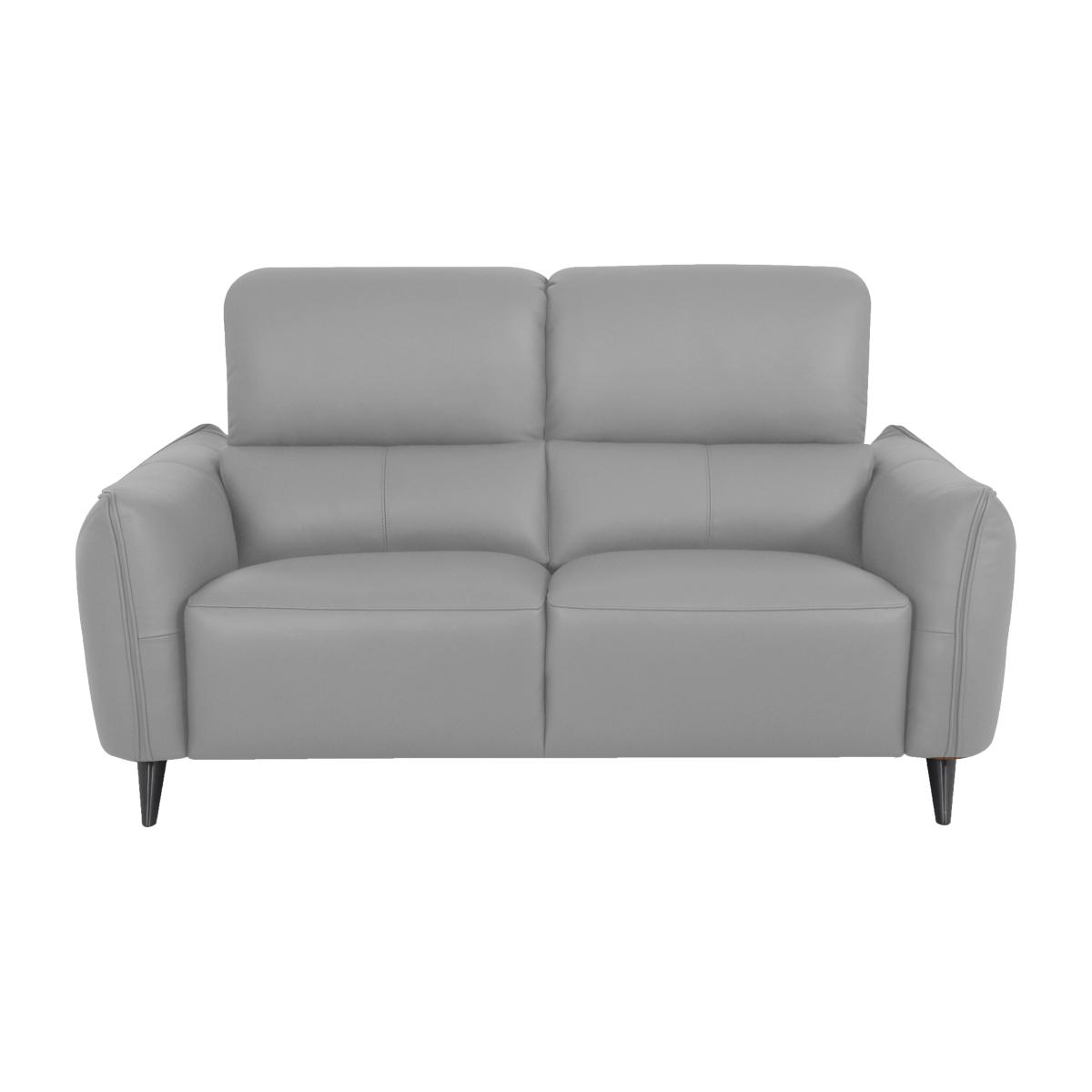 Domicil - Maddox 2.5 Seater Leather Sofa - NP Light Grey – image 1