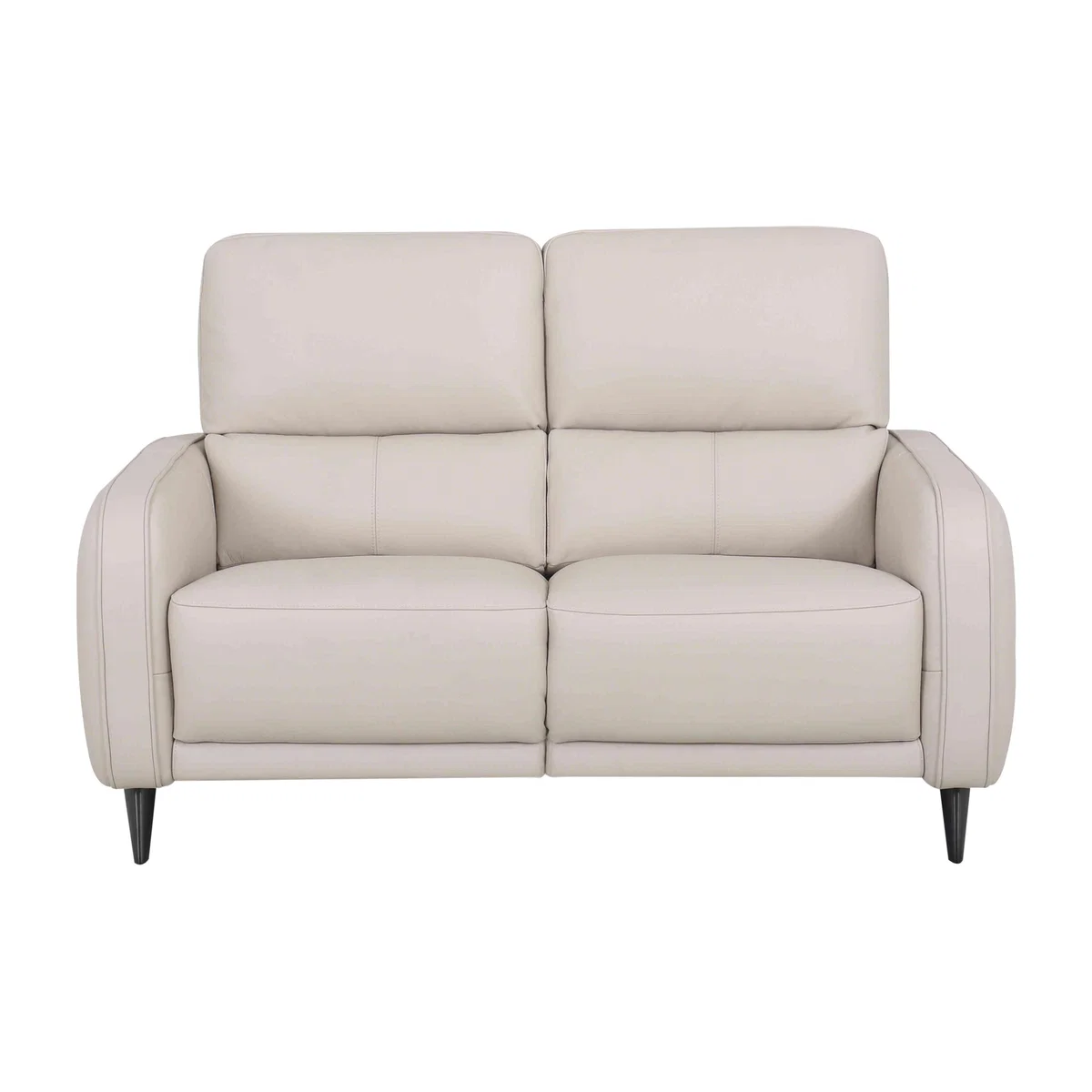 Domicil - Logan 2 Seater Leather Power Recliner Sofa - NN Frost – image 1