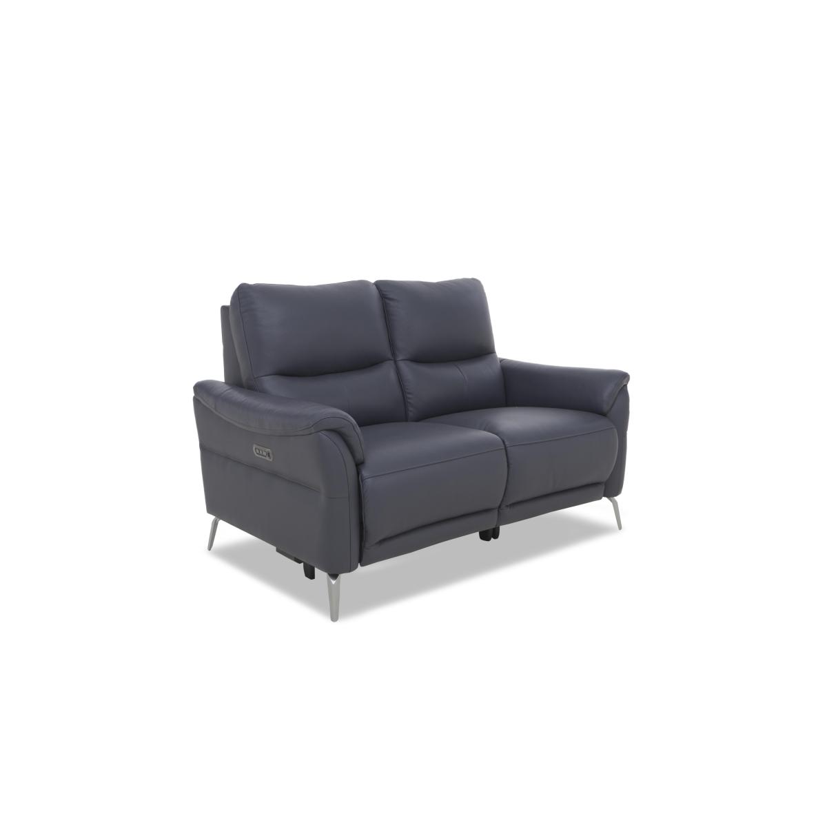 Daytona 2 Seater Leather Power Recliner Sofa - Oslo Pine – image 8