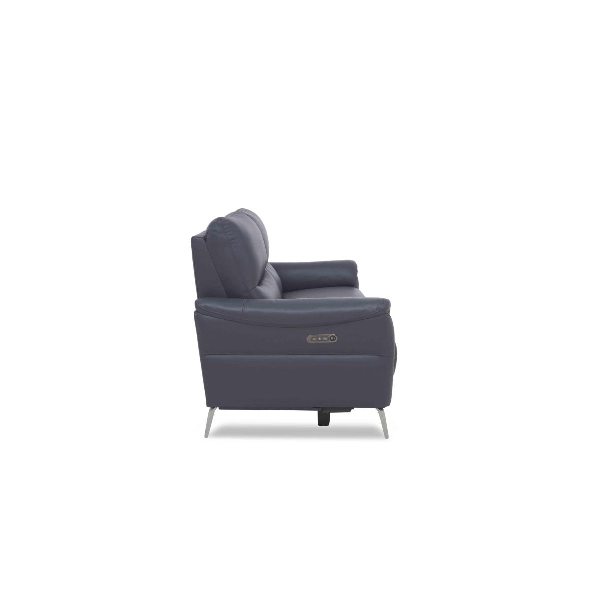 Daytona 2 Seater Leather Power Recliner Sofa - Oslo Pine – image 9