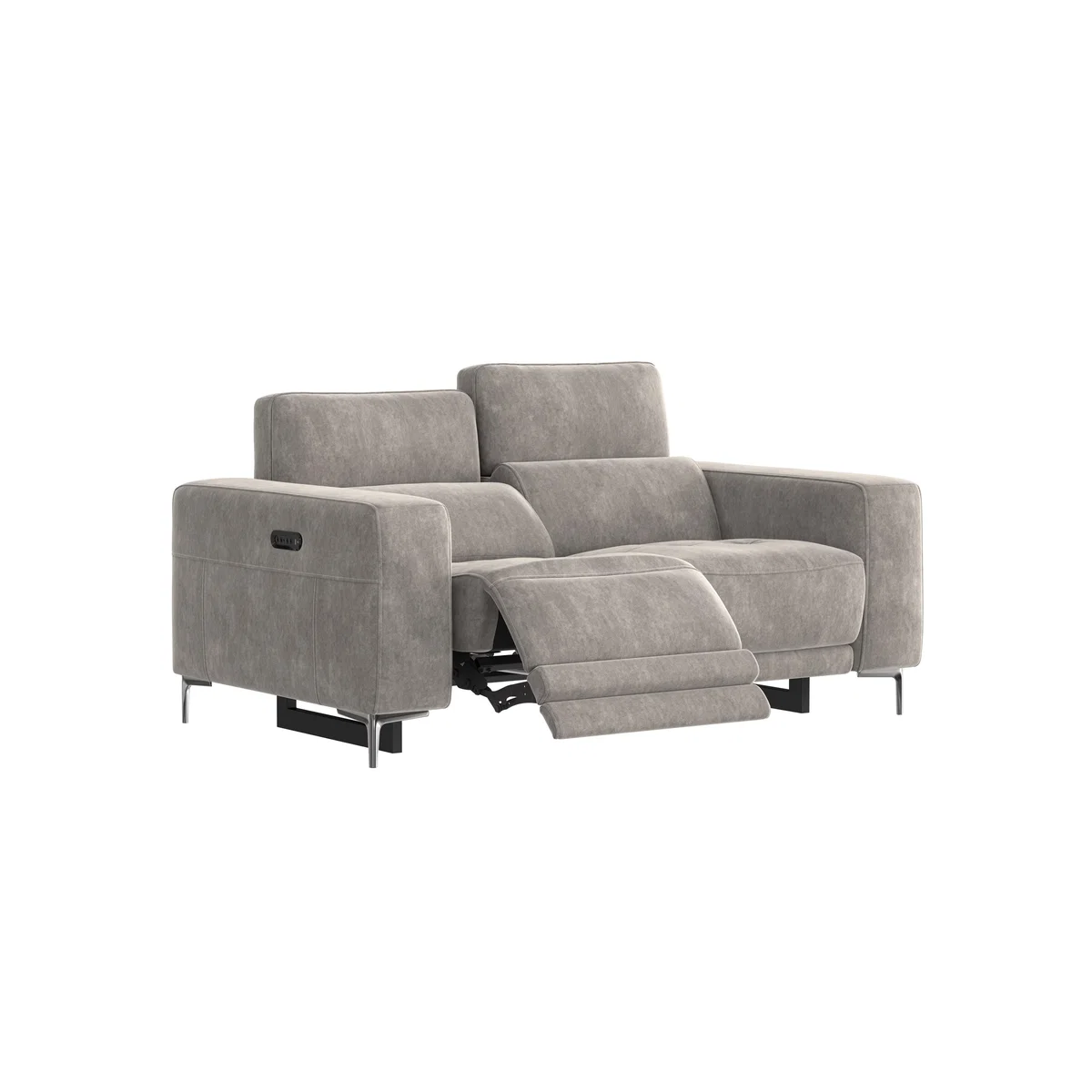 Adama 2 Seater Fabric Sofa - Blue – image 4