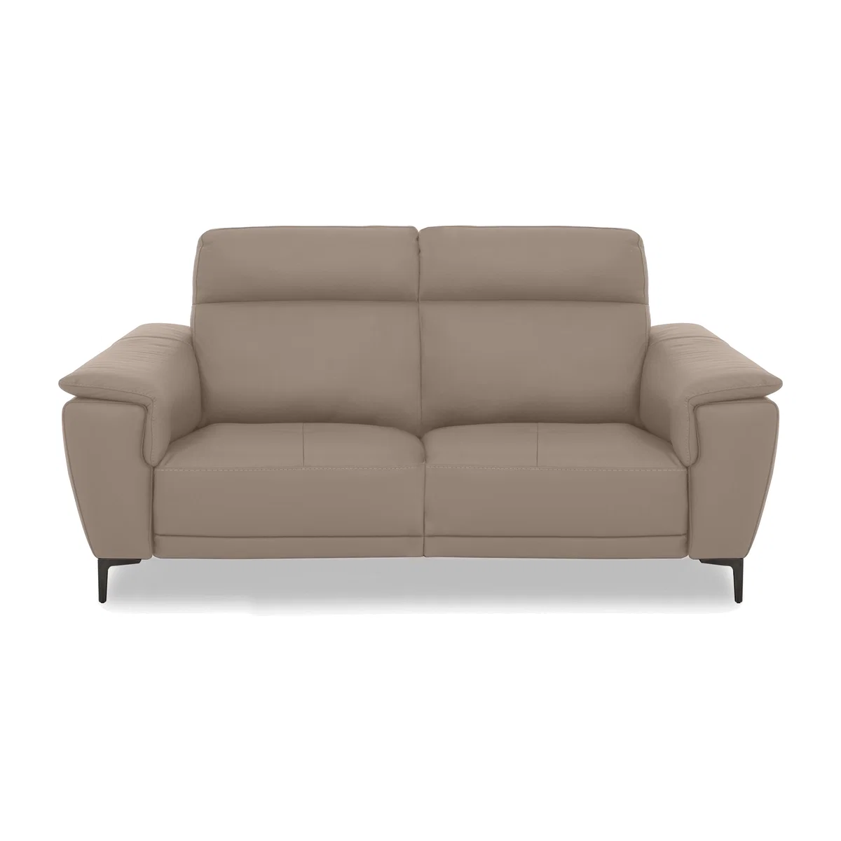 Nicoletti Italia - Amalfi 2 Seater Leather Sofa - Torello Taupe