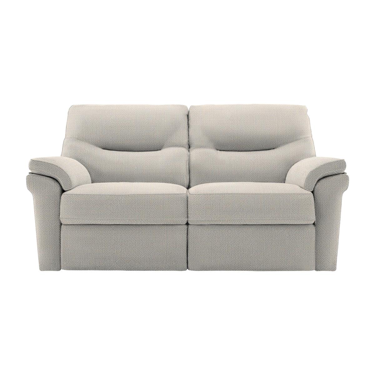 G Plan - Seattle 2 Seater Fabric Power Recliner Sofa with Power Lumbar - Nebular Pebble – image 1