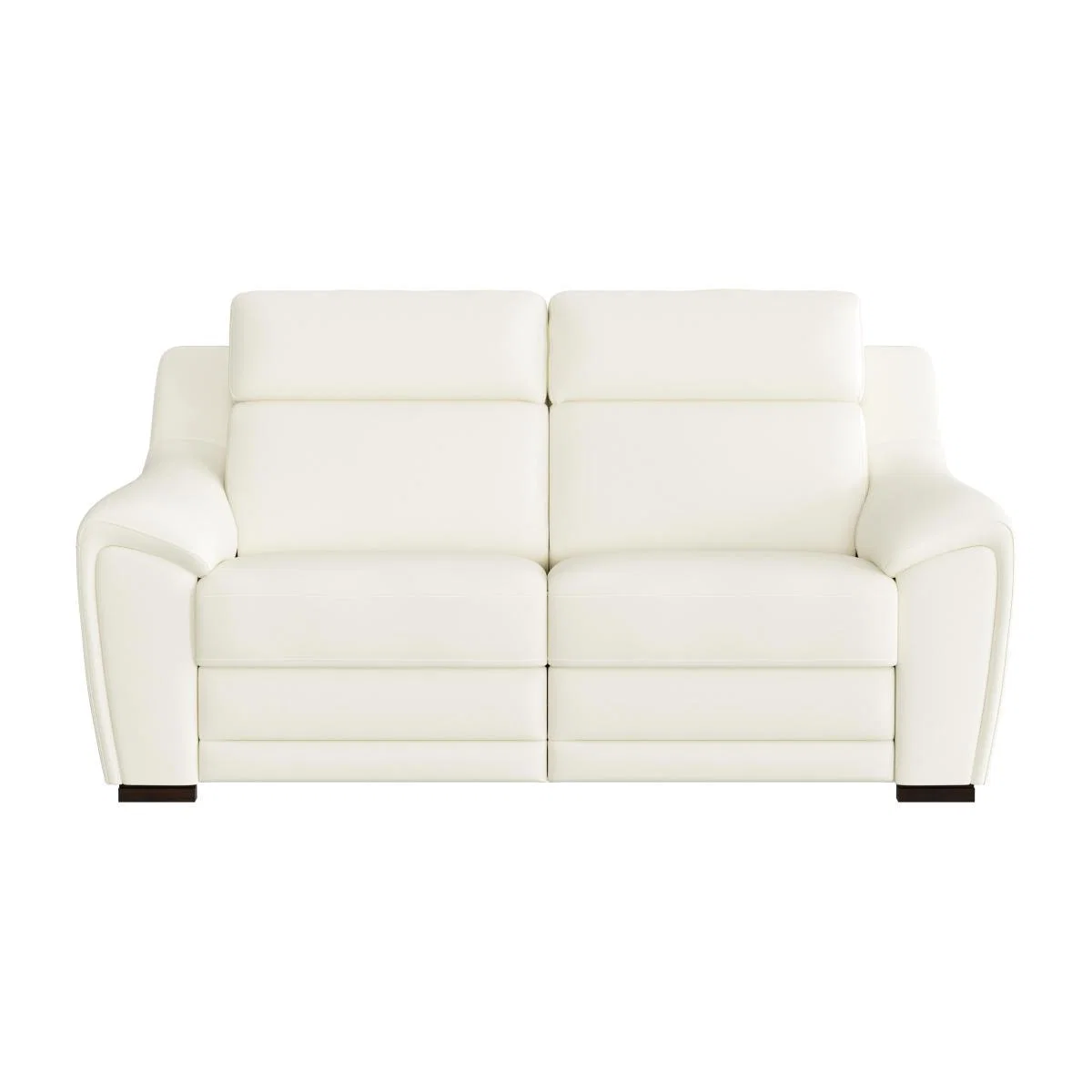 Nicoletti - Tosca 2.5 Seater Leather Power Sofa - White – image 1