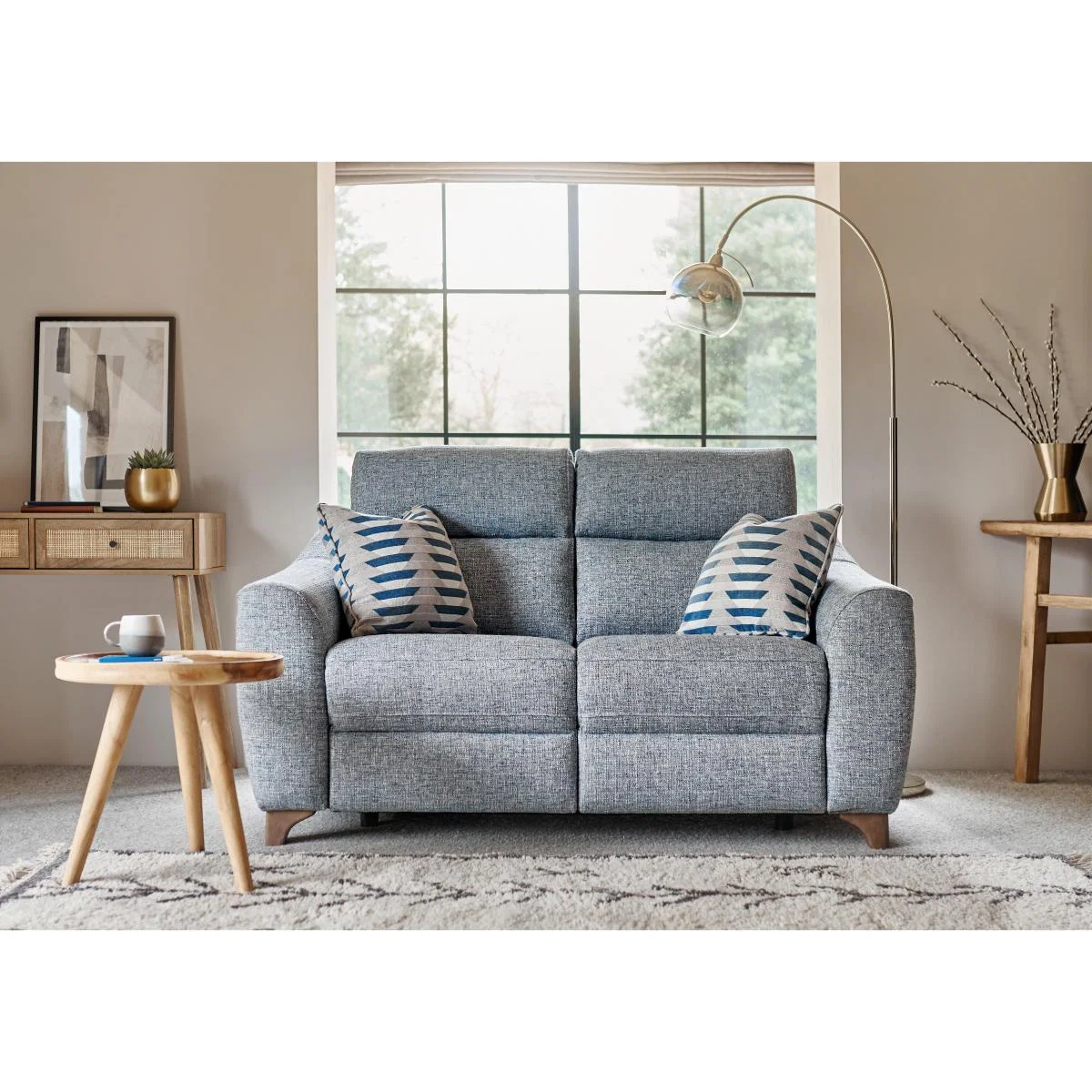 G Plan - Lucca 2 Seater Fabric Sofa - Beige – image 2