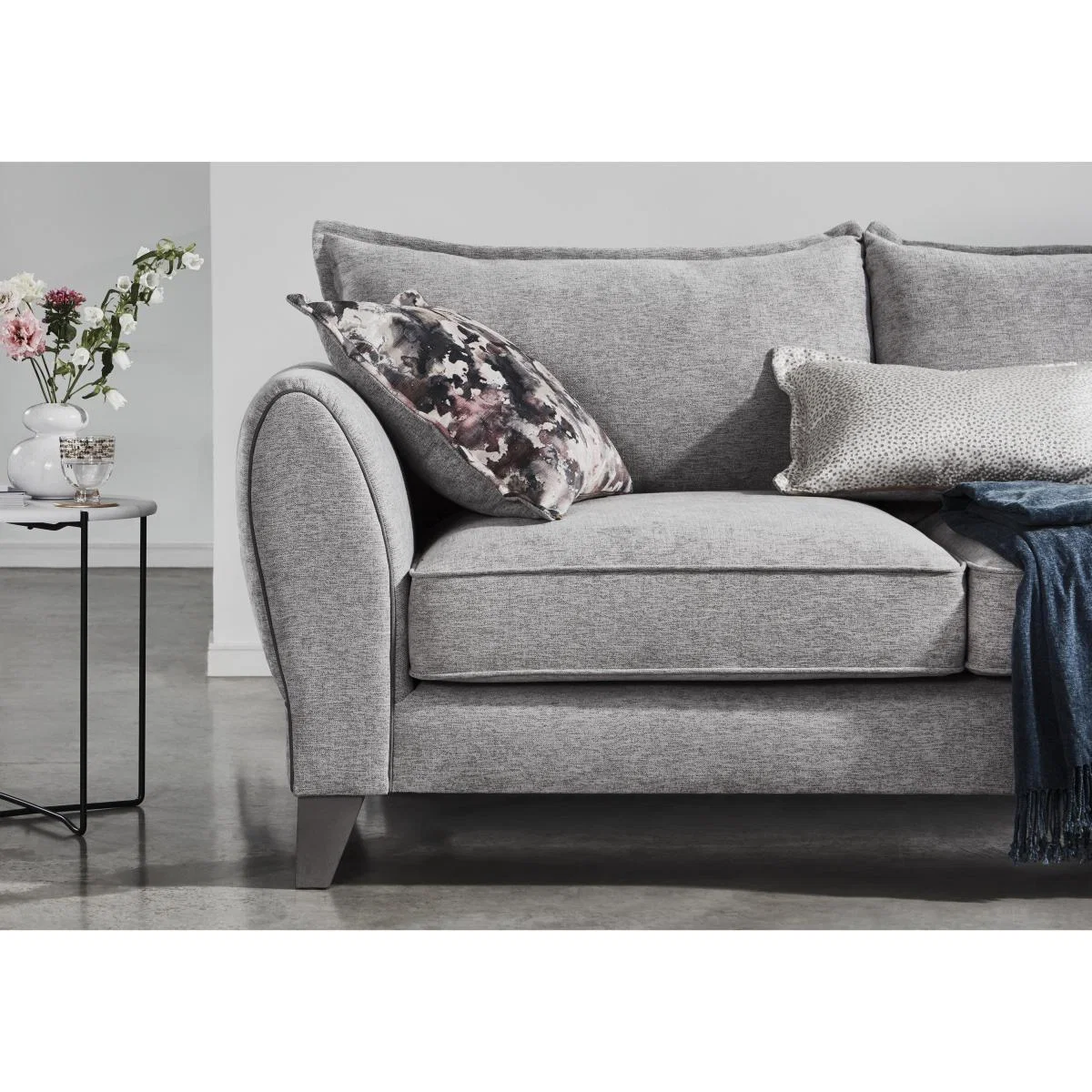 Fleur 2 Seater Fabric Sofa - Beige – image 2