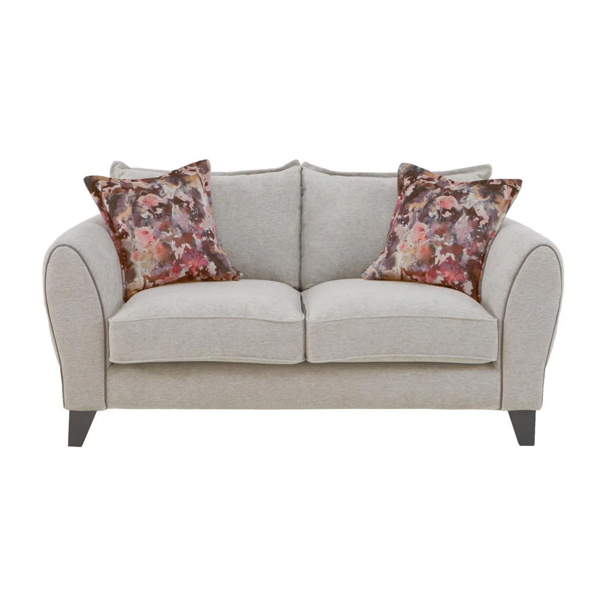 Fleur 2 Seater Fabric Sofa - Beige – image 1