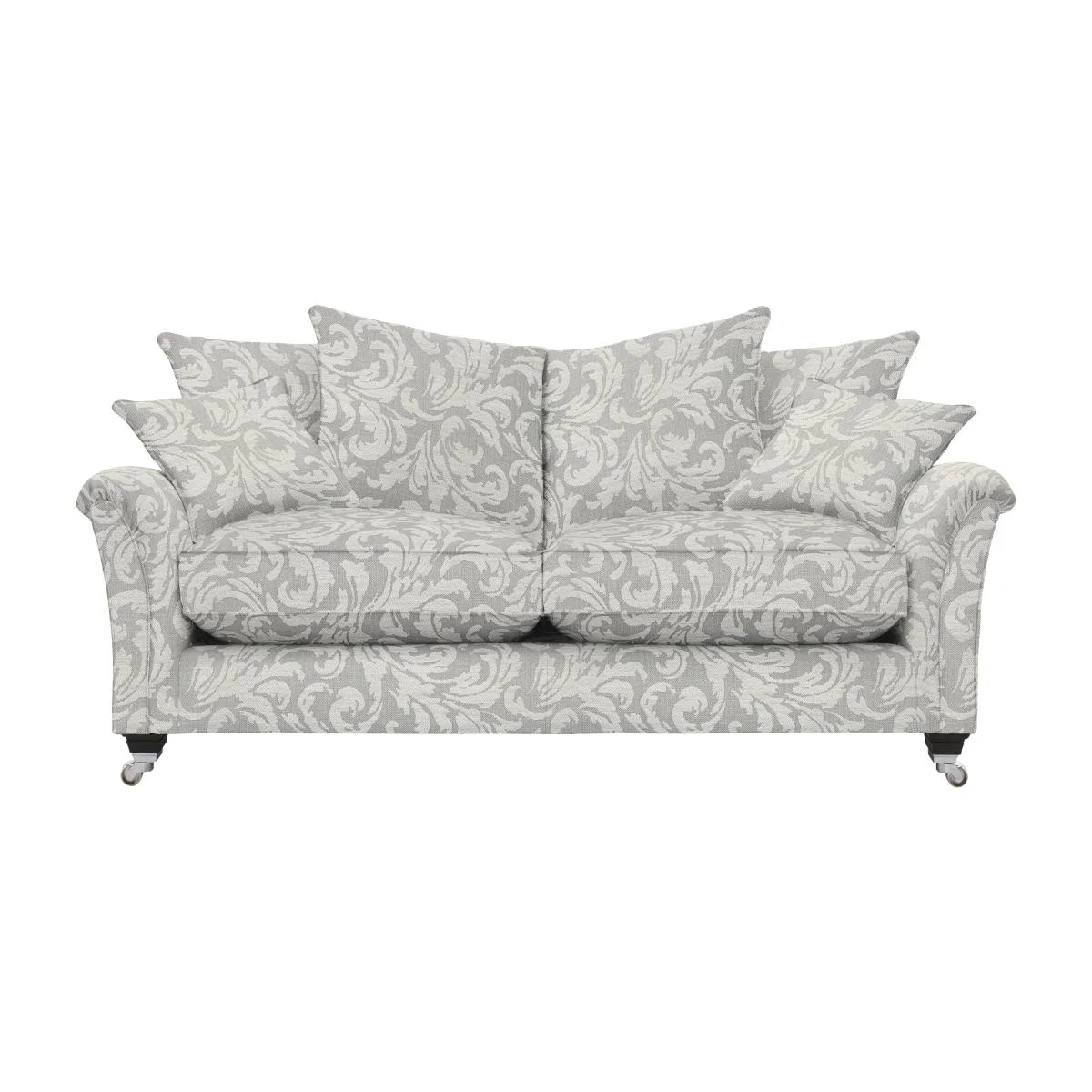 Parker Knoll - Devonshire Large 2 Seater Pillow Back Fabric Sofa - Pattern – image 1