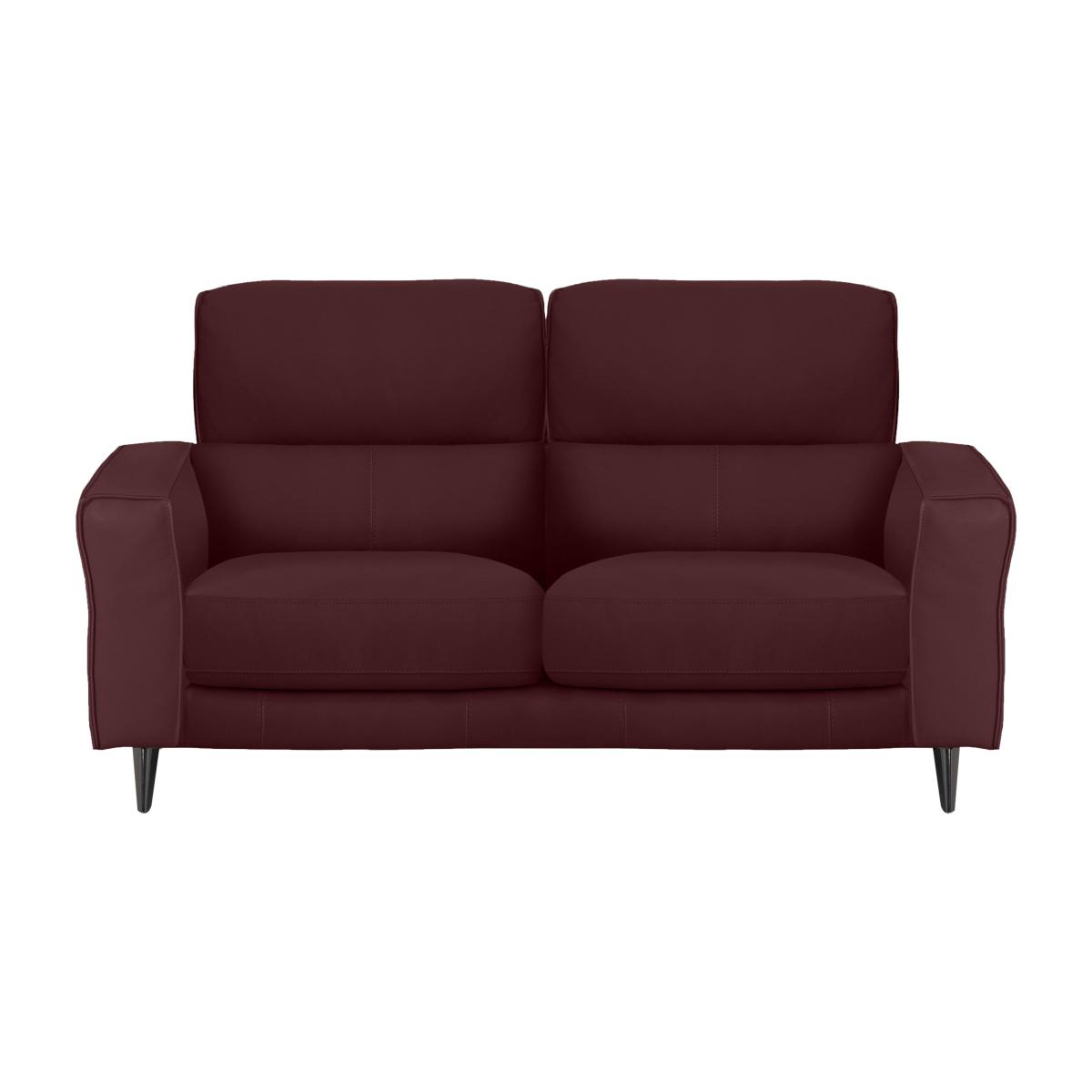 Axel 2 Seater NC Leather Sofa - NC Deep Red – image 1