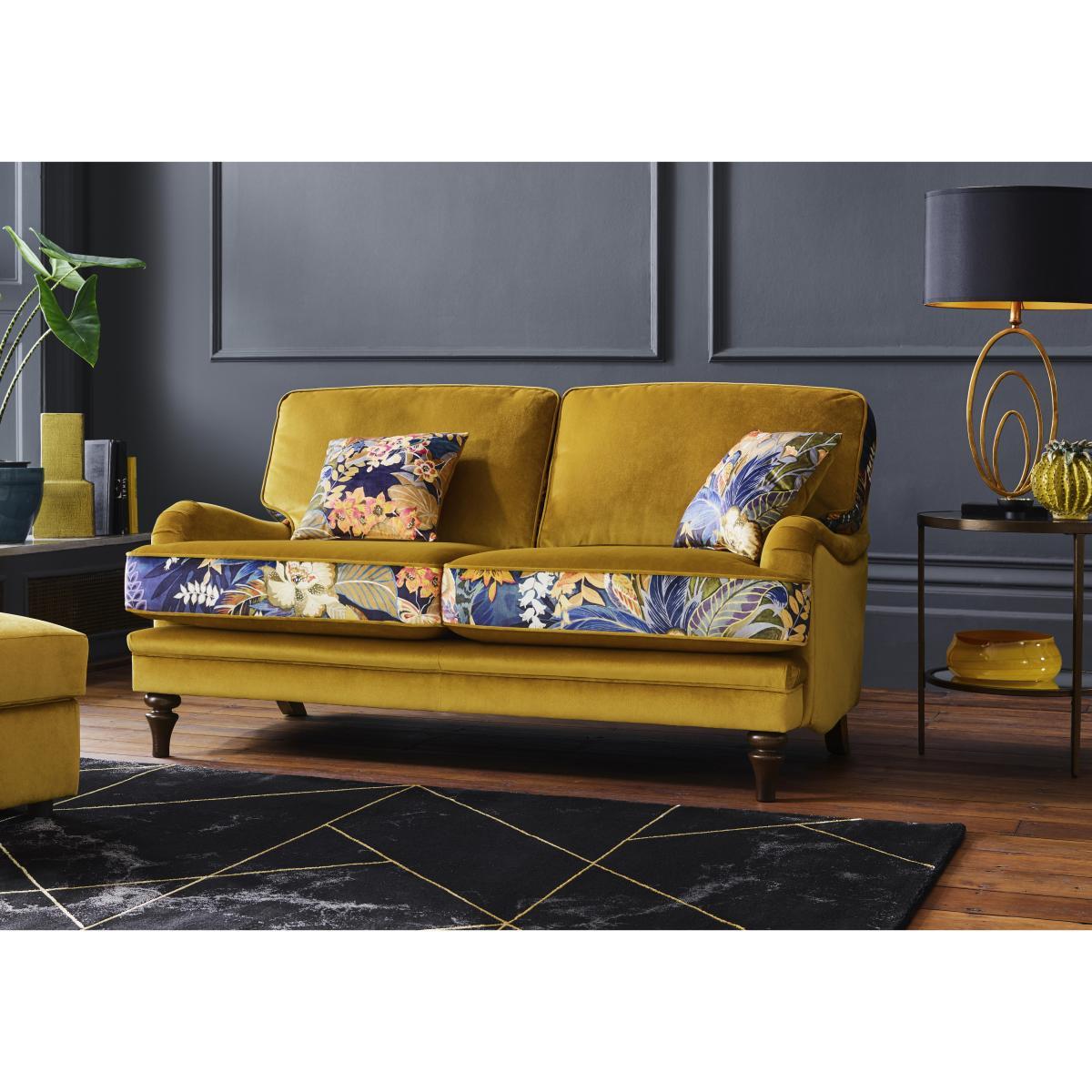 The Botanical Collection Tropicana 2 Seater Fabric Patterned Sofa - Green – image 2