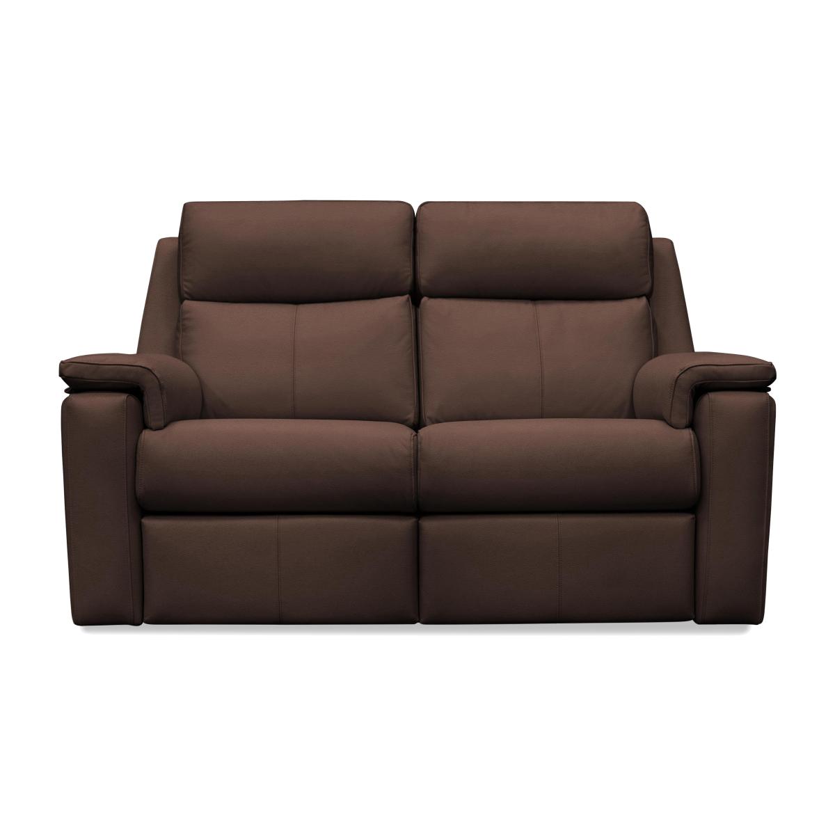 G Plan - Thornbury 2 Seater Leather Power Recliner Sofa - Capri Oak – image 1