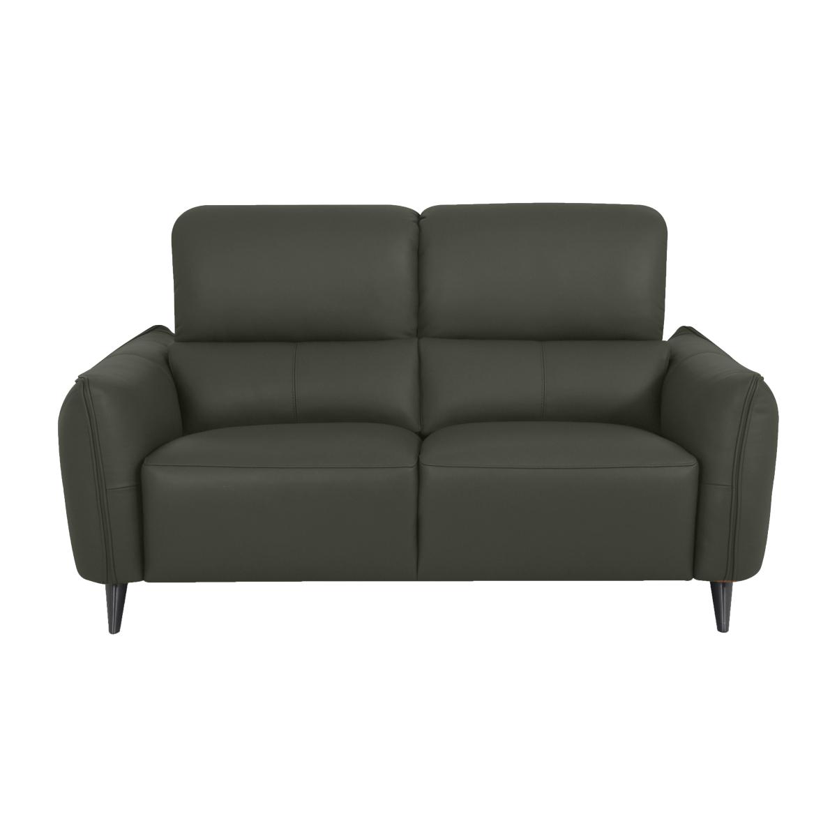 Domicil - Maddox 2.5 Seater Leather Power Recliner Sofa - NP Dark Olive – image 1