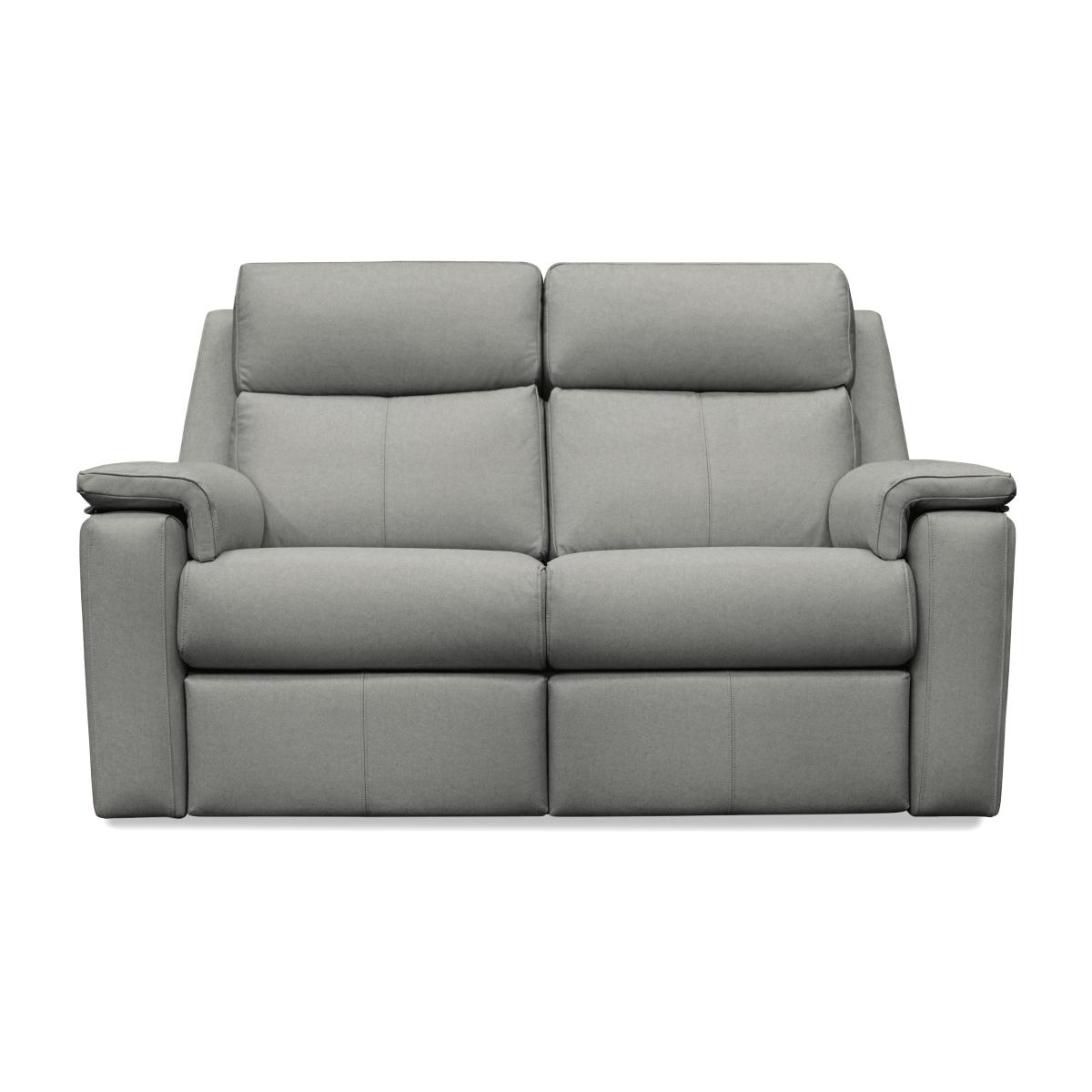 G Plan - Thornbury 2 Seater Leather Power Recliner Sofa with Headrests and Power Lumbar - Texas Charcoal – image 1