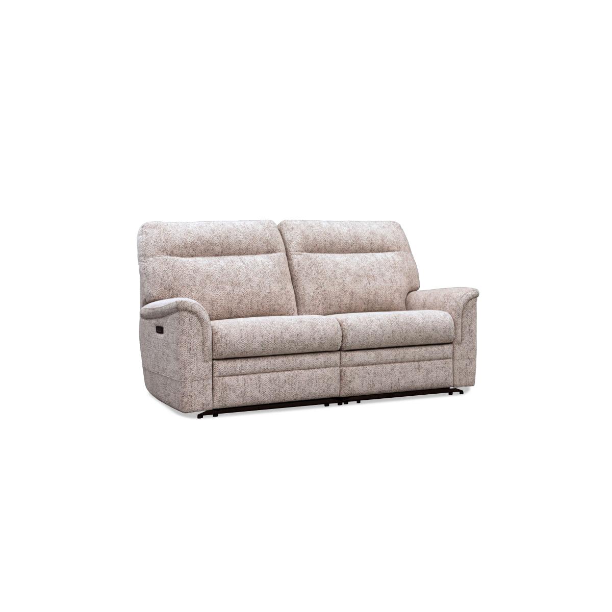 Parker Knoll - Hudson 23 Large 2 Seater Fabric Power Recliner Sofa - Metric Aqua – image 5