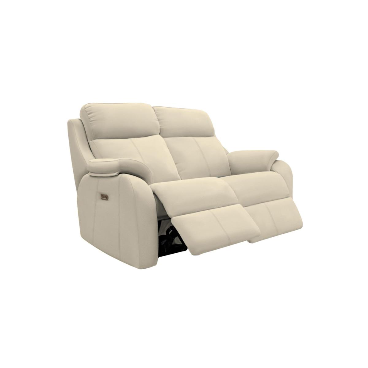 G Plan - Kingsbury 2 Seater Leather Sofa - No Recliner - Cambridge Stone – image 2