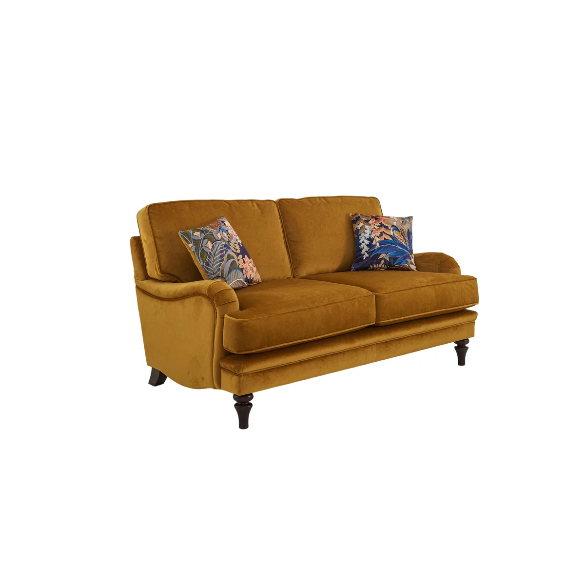 The Botanical Collection Tropicana 2 Seater Fabric Plain Sofa - Grey – image 6