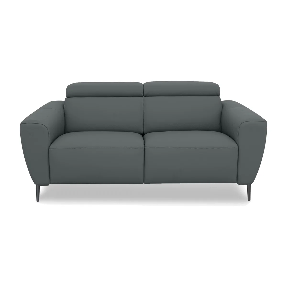 Nicoletti Italia - Milano 2 Seater Leather Power Recliner Sofa - Botero Ottanio – image 1