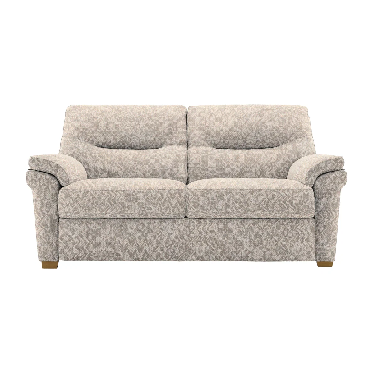 G Plan - Seattle 2.5 Seater Fabric Sofa with Wooden Feet - Nebular Blush – image 1