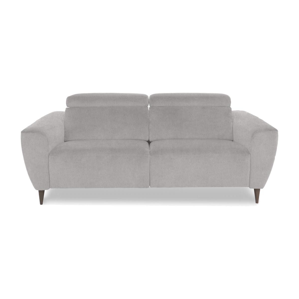 Nicoletti Italia - Milano 2.5 Seater Fabric Power Recliner Sofa - Fuente Cement – image 1
