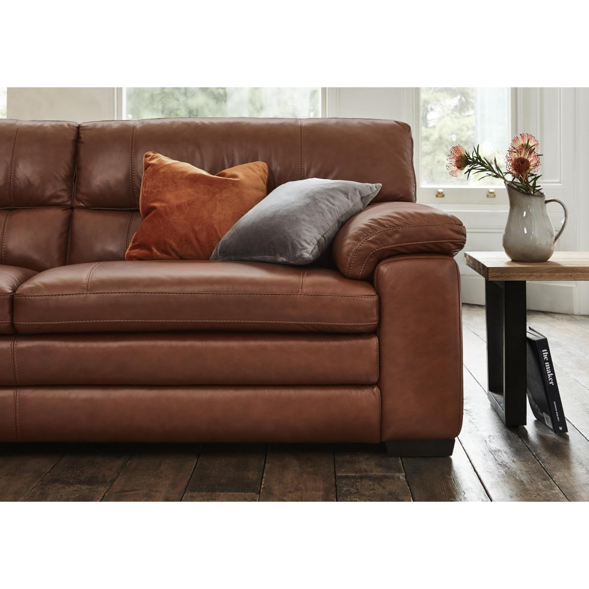 Cozee 2 Seater Pure Premium Leather Sofa - Ocean – image 2