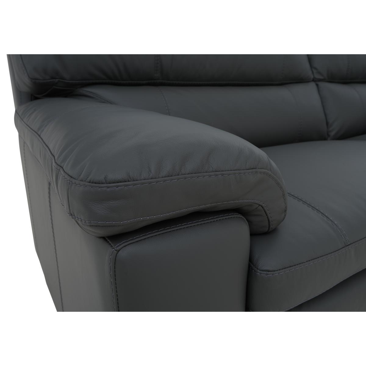 Cozee 2 Seater Pure Premium Leather Sofa - Ocean – image 3