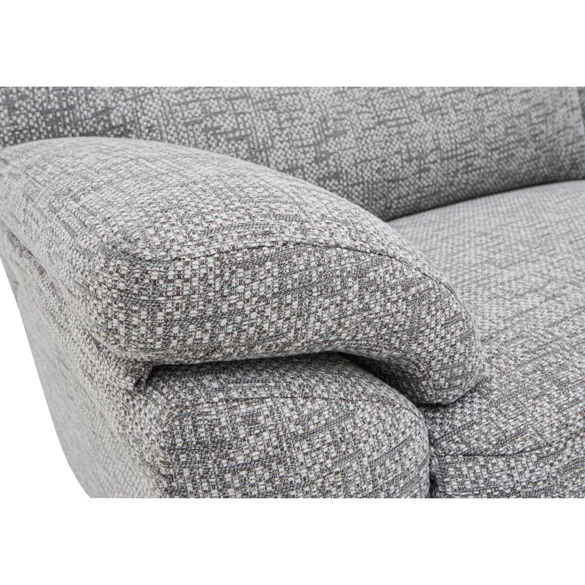 G Plan - Seattle 2 Seater Fabric Manual Recliner Sofa - Remco Light Grey – image 2