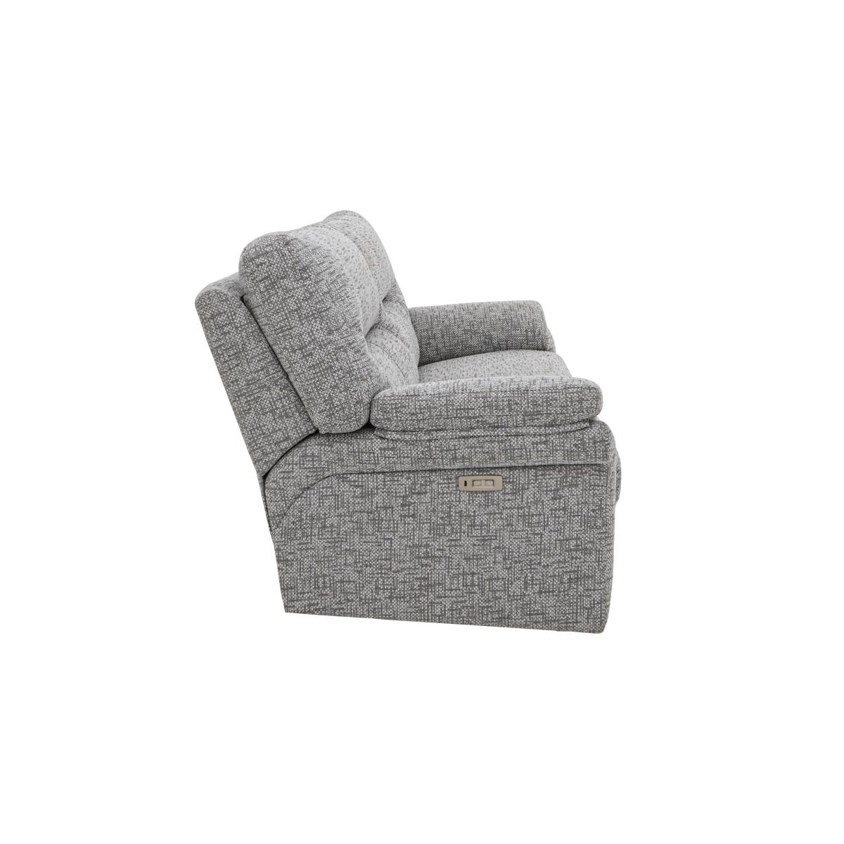 G Plan - Seattle 2 Seater Fabric Manual Recliner Sofa - Remco Light Grey – image 4