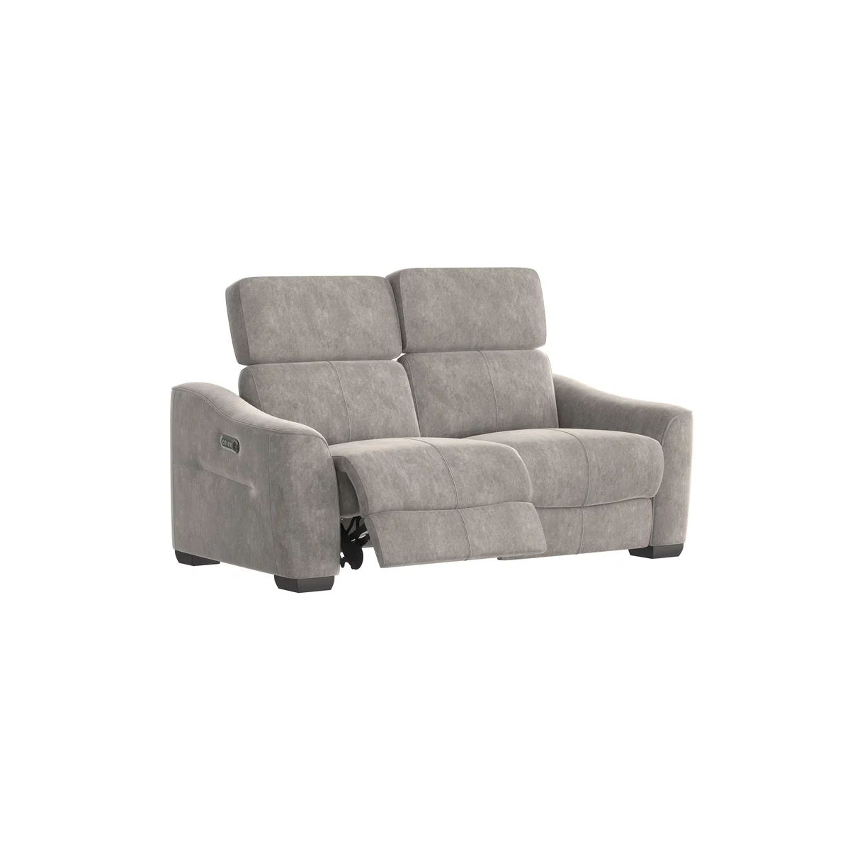Xavier 2 Seater Fabric Sofa - R23 Silver Grey – image 4