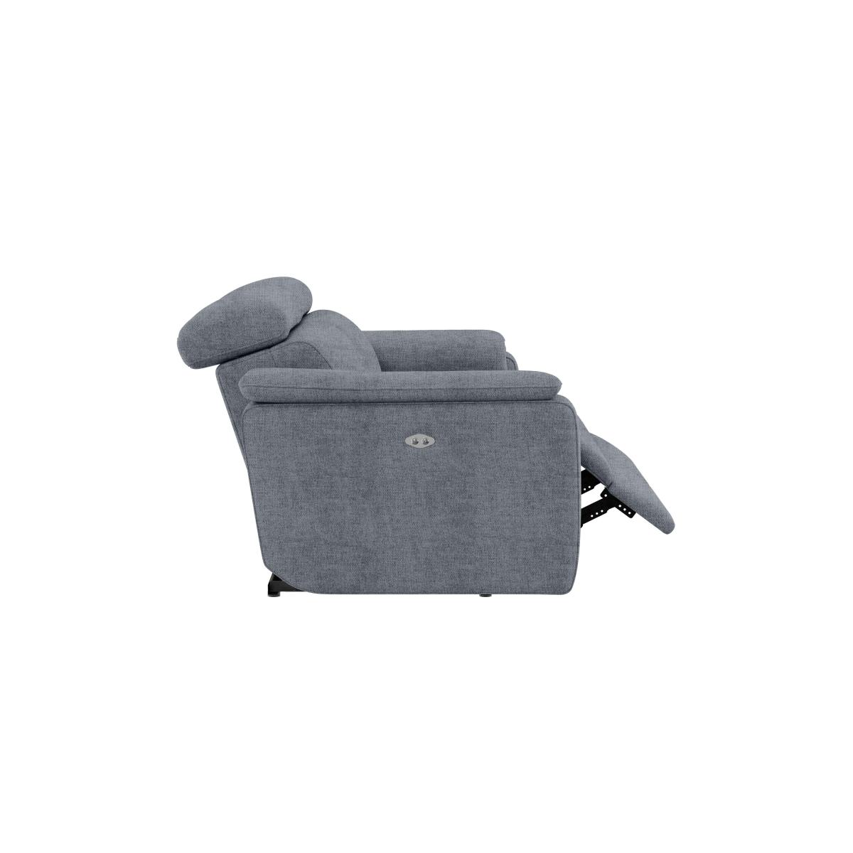 Nicoletti Italia - Davide 2 Seater Fabric Power Recliner Sofa - Selma Rosso – image 3
