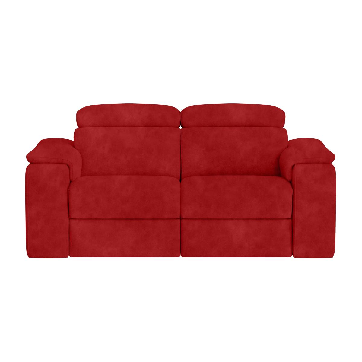 Nicoletti Italia - Davide 2 Seater Fabric Power Recliner Sofa - Selma Rosso – image 1