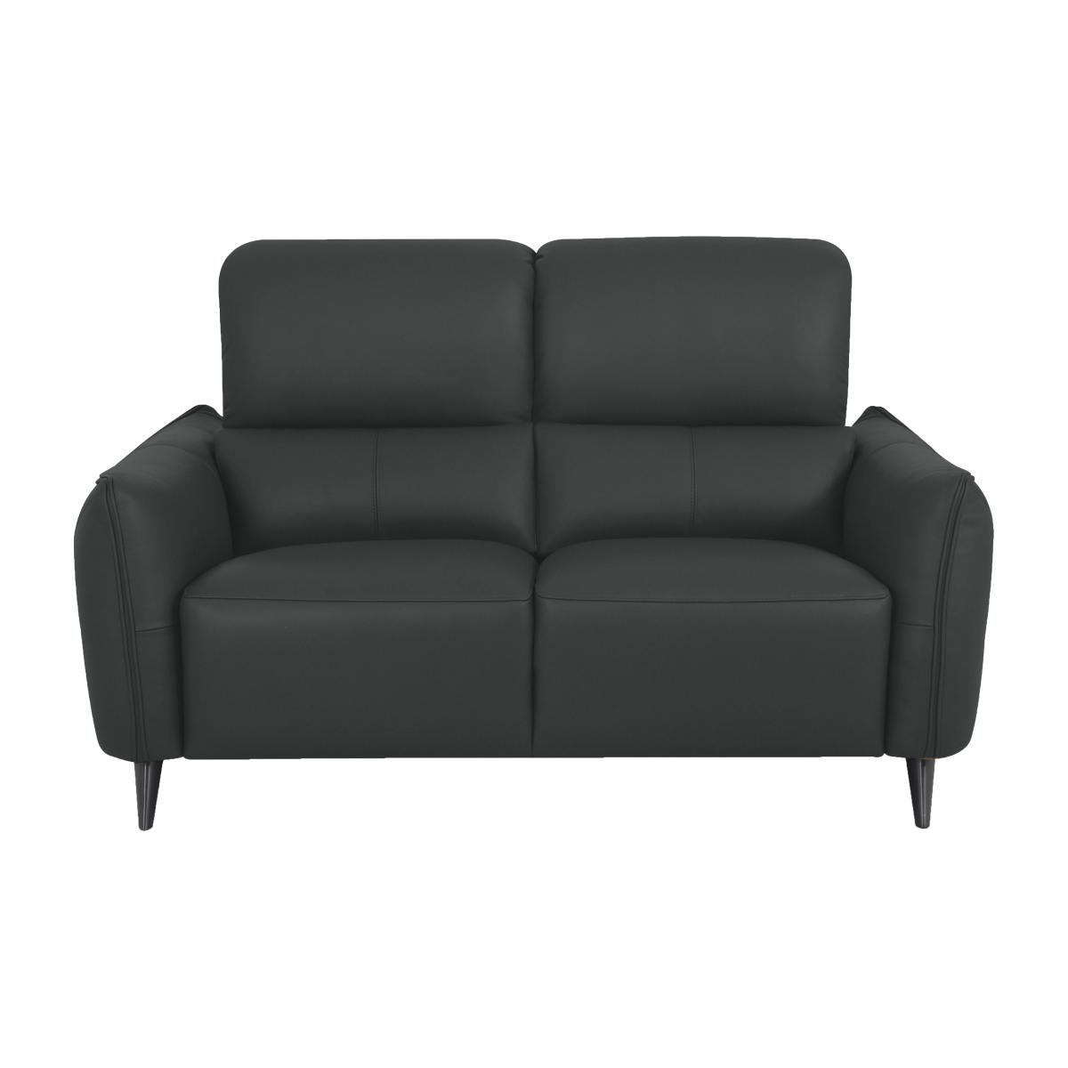 Domicil - Maddox 2 Seater Leather Sofa - NP Shale Grey – image 1