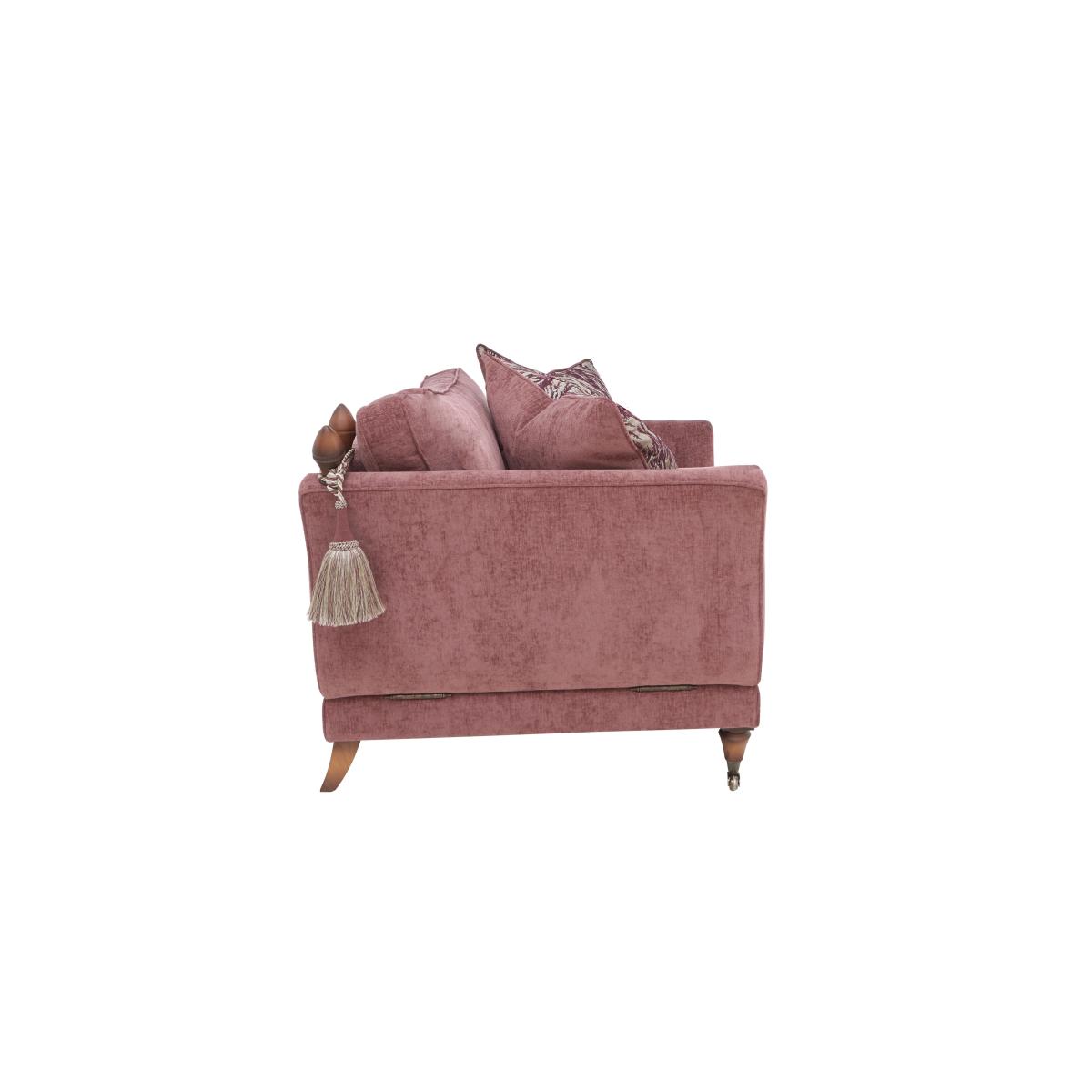 Boutique Chatterley 2 Seater Sofa with Knole Arms - Bolero Midnight with Ebony Castor – image 5