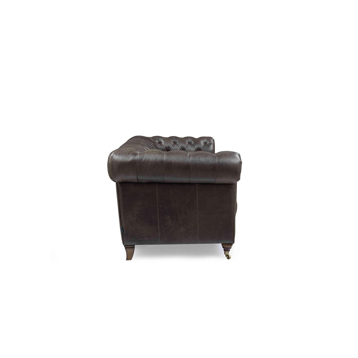 At The Helm - Walter 2 Seater Leather Chesterfield Sofa – image 7