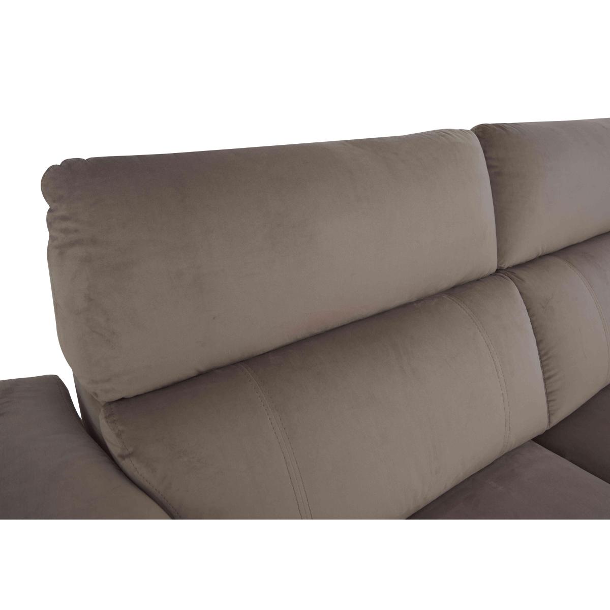 Moet 2 Seater Fabric Power Recliner Sofa with Telescopic Headrests – image 2