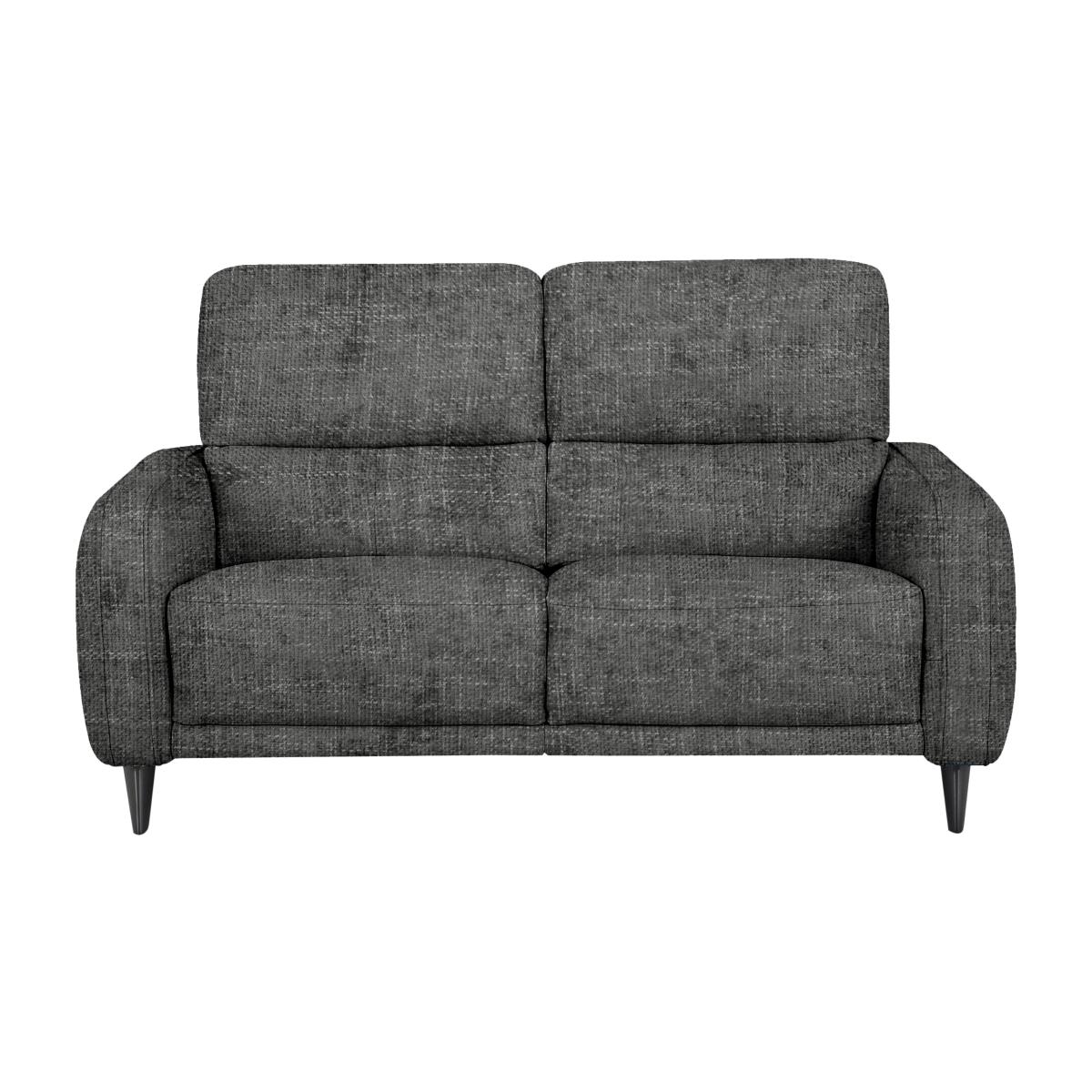 Domicil - Logan 2.5 Seater Fabric Power Recliner Sofa - Gunmetal – image 1