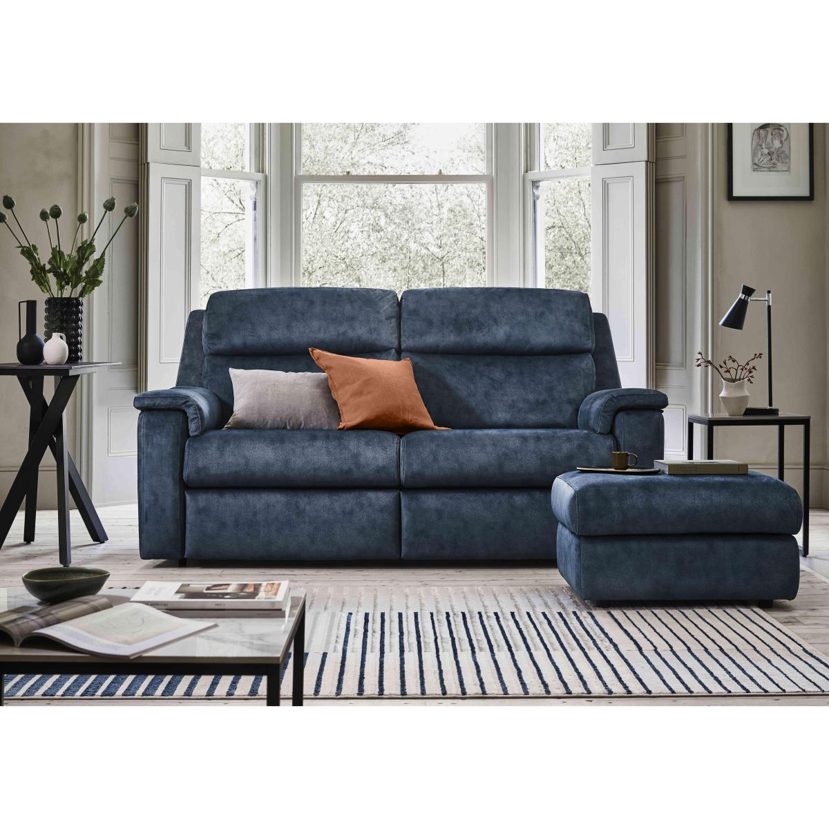 G Plan - Thornbury 2 Seater Fabric Sofa - Beach Duck Egg – image 2