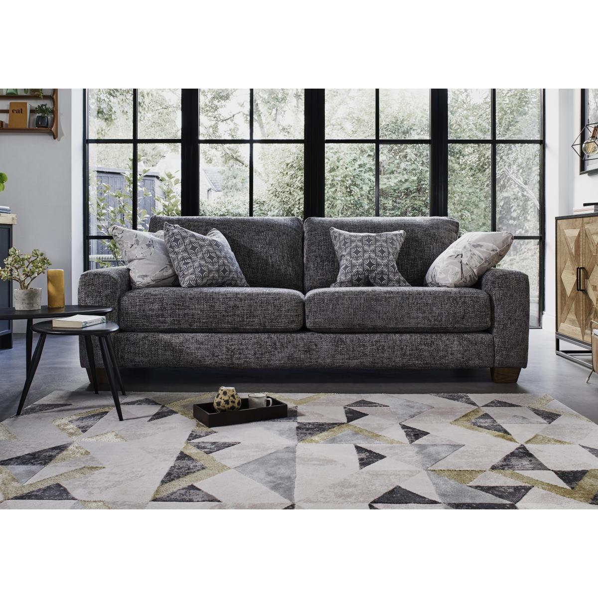 Retreat 2 Seater Fabric Sofa - Blue – image 2