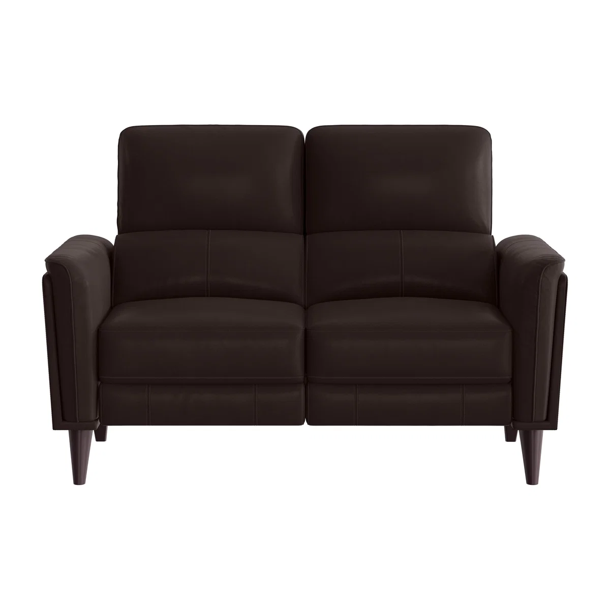 Compact Collection Klein 2 Seater HW Leather Power Recliner Sofa with Telescopic Headrests - Expresso – image 1
