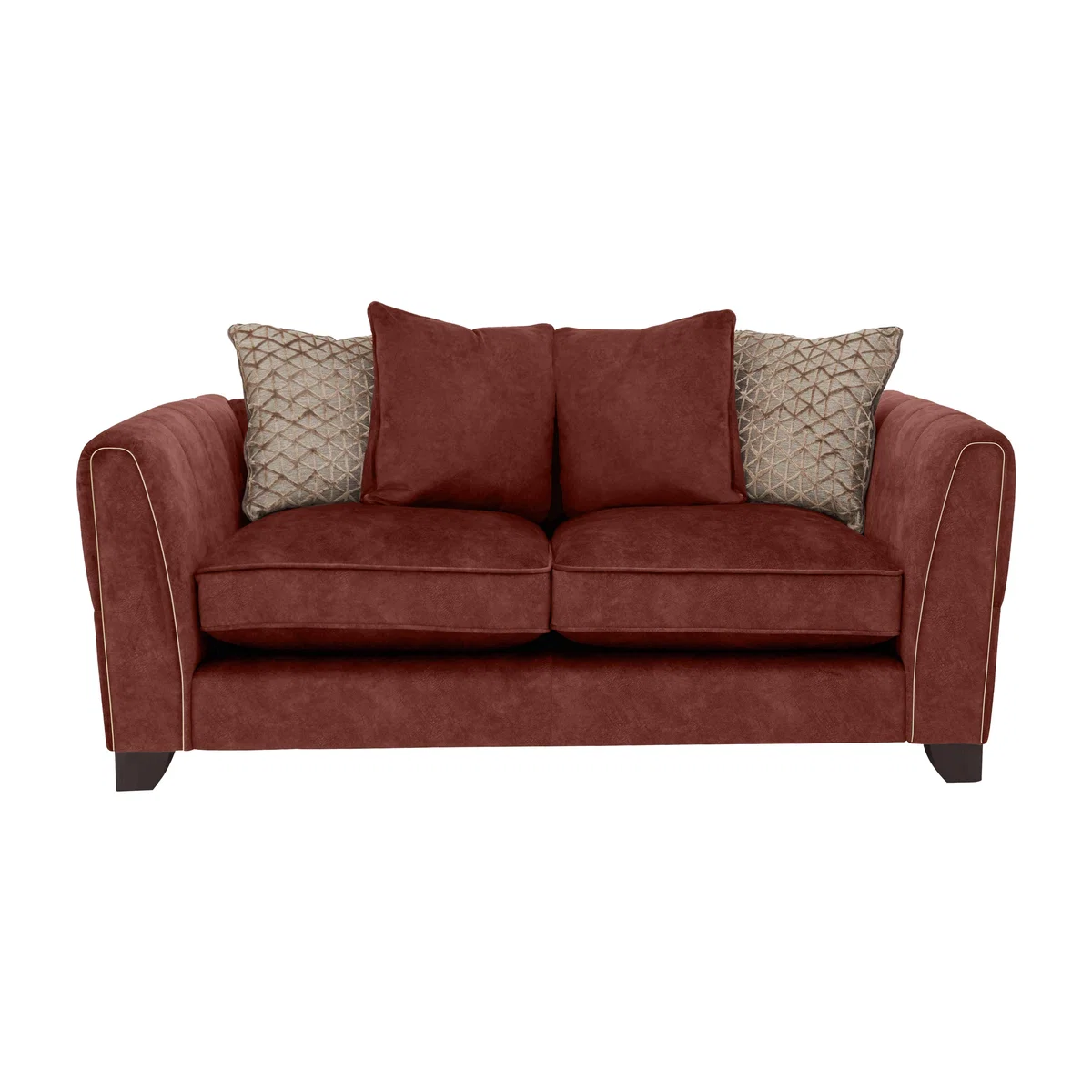 Ariana 2 Seater Fabric Pillow Back Sofa – image 1