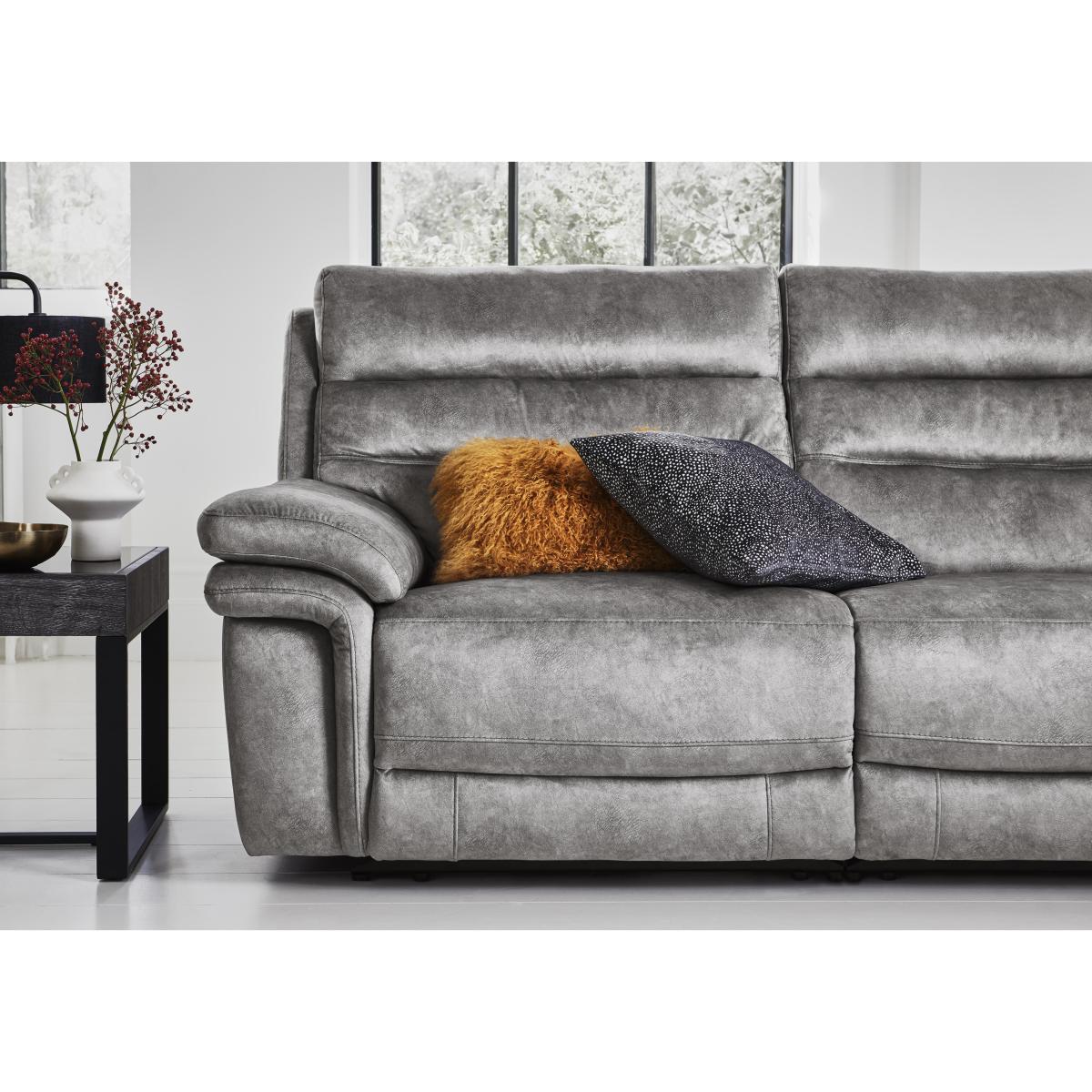 Berlin 2 Seater Fabric Sofa - Rosy Dark Grey – image 4