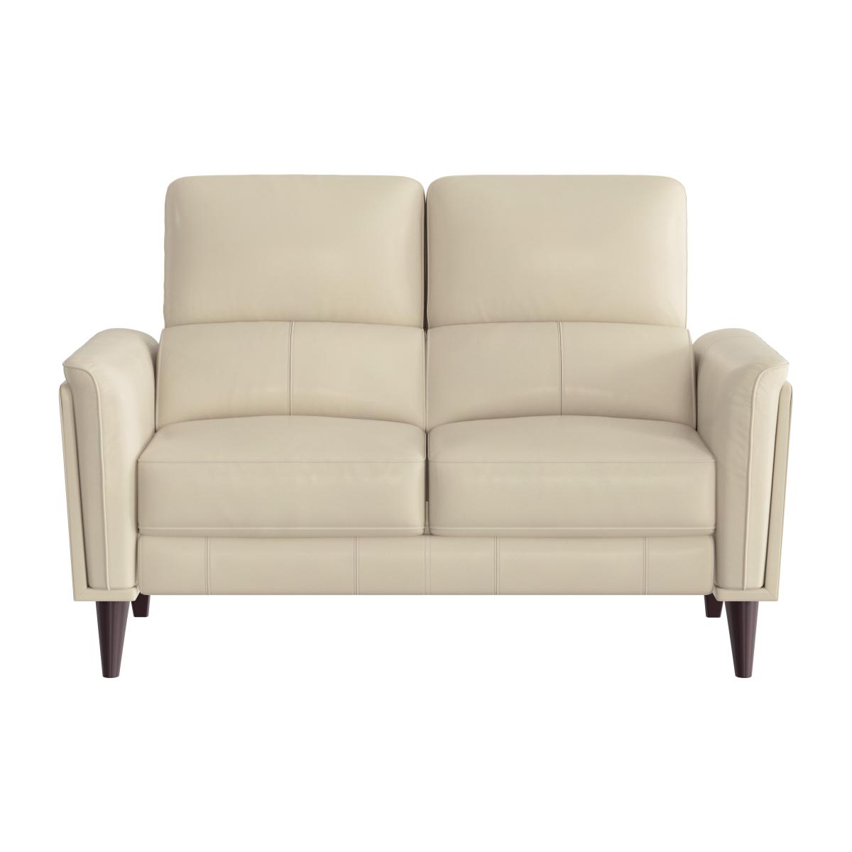 Compact Collection Klein 2 Seater BV Leather Sofa - BV Bisque – image 1